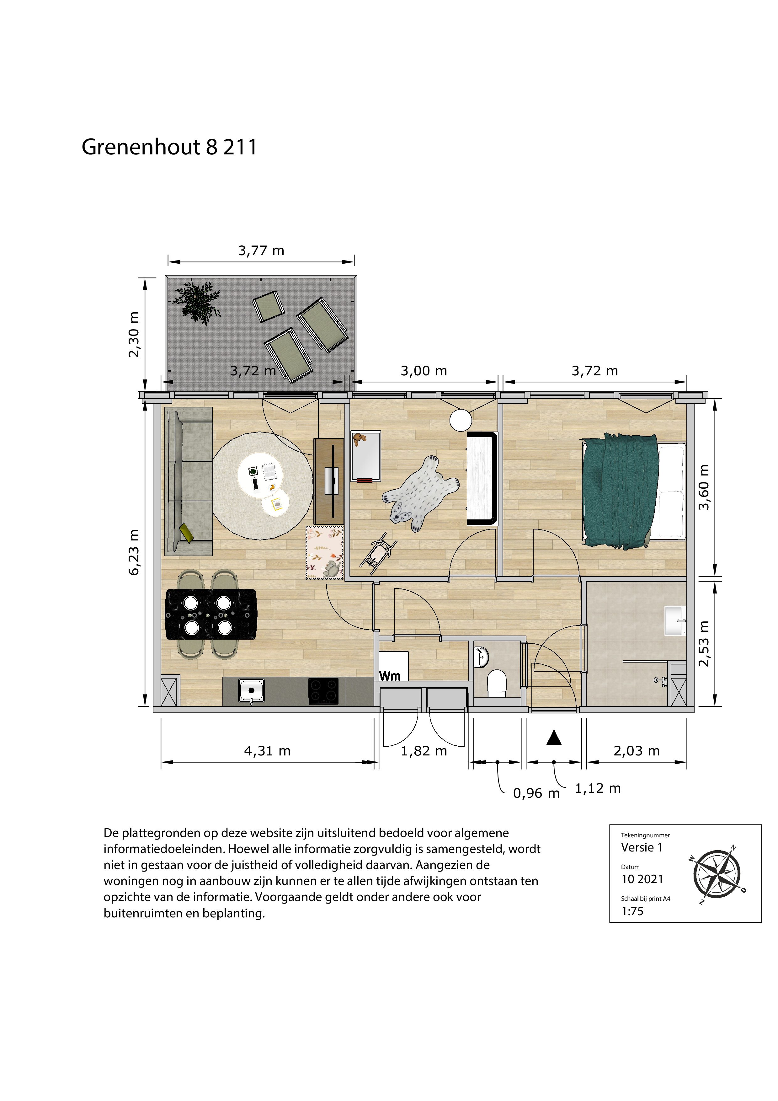 apartments for rent on Grenenhout 8-211